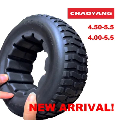 Chaoyang New 4.50-5.5/4.00-5.5 Solid Bias PU Lawn Mower Tires Non-Marking Grass Protection Garden Tractors Smooth Ride