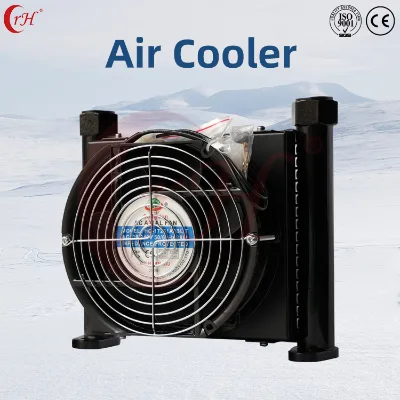 CRH CNC Station Unit Excavator Aluminum Alloy Air Cooled Oil Cooler Plate-Fin for Hydraulic Systems Engine 10 L/min Flow Rate