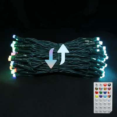 Programmable Smart Outdoor Christmas Tree Decorative RGBIC Light String APP Control IP44 Rated 120V/230V /CE Certified 25000