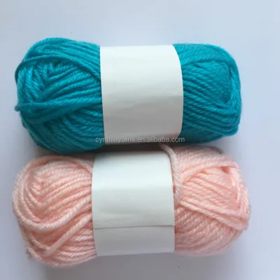 High Quality 100% Acrylic Knitting Yarn Crochet Yarn Crochet Doll Yarn