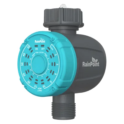 Rainpoint Programmable Irrigation Water Timer Misting Spray Garden Watering up Tp 144 Plans