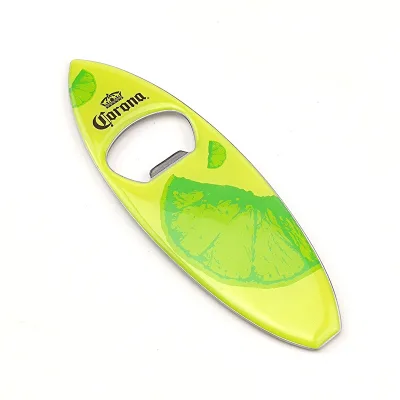 Customized Surfboard Bottle Opener  Zinc Alloy Blank  Beer Sublimation Bottle Opener With Logo