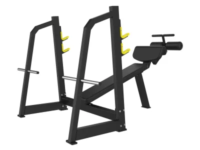 Professional Decline Bench Press for Commercial Gym Use Heavy Duty Steel Frame Chest Workout Strength Machine