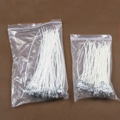 High Quality 100% Cotton DIY Soybean Wax Candle Wicks Tightly Woven Base for Smokeless Candle Making