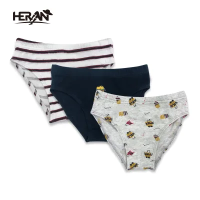 New Design Cotton Logo Boys Boxer Underwear Cartoon Animal Kids Underwear