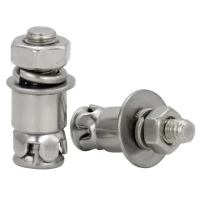 Stainless Steel 304 M6 M8 32mm Length Expansion Anchor Back Bolts Ceramic Tile Construction Knocking Type TiCN Coated ISO
