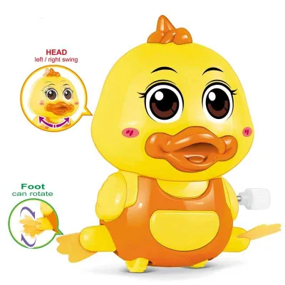 Plastic Wind up Lovely Animal Baby Toy Cartoon Wind up Toys Little Duck Toys