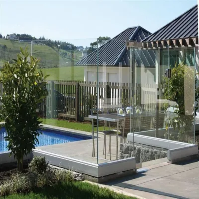 OEM ODM Aluminum U Channel Profile Frameless Glass Railing Complete Kit for Builder Contractor Project