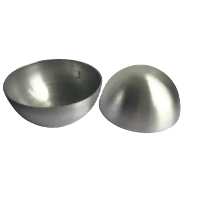 Decok 100mm 150mm Brushed Aluminum Half Ball Hollow Hemisphere RoHS Certified
