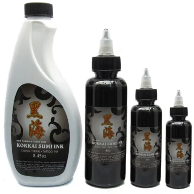 Wholesale Price Tattoo Ink Black Original Kokkai Sumi Black Tattoo Pigment Ink