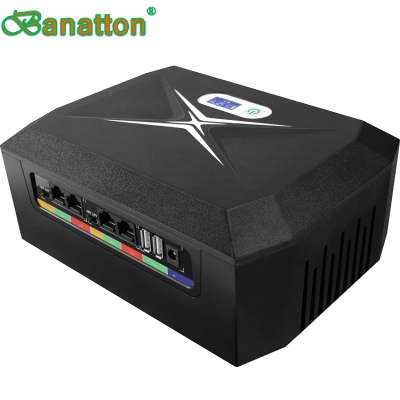 Higher Power 120w UPS DC 12V 5A POE 24v Ups for Networking 17600mah