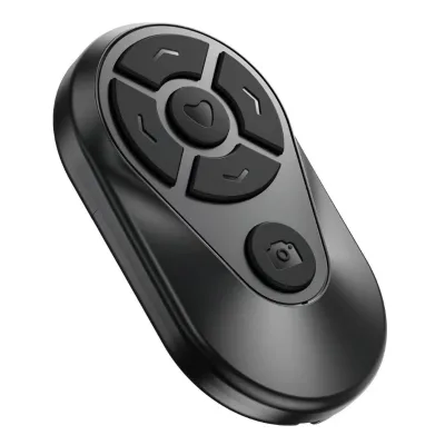 TK-01 Tiktok Single Serve BT Fixed Universal Remote Control Self Timer Mobile Phone Photo Live Video Camera E-book Controller