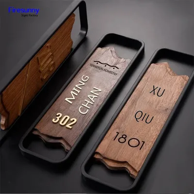 Hot Selling Display Panel Numbers for Party Decor Solar Address Sign House Number Vertical Custom House Number Sign