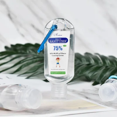 Portable Travel Mini Black Yellow Hand Sanitzer Gel Scented Custom Logo Small Pocket Hand Sanitzer Hand Sanitizer in Bulk