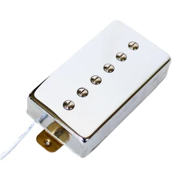Nickel Silver P90 Style LP Guitar Pickups with V Magnet Bar Quality OEM Stringed Instruments Parts & Accessories Cover Base