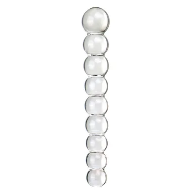 Glass Anal Plug Beads Anal Toy Anus for Women Men Vagina Ass Cold Stimulation Adult Sm Toy