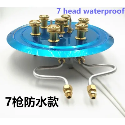Wholesale 5 Burners Gas Stove Accessories Brass Burner Refitted Blast Furnace Head Distributor Pure Copper Igniter