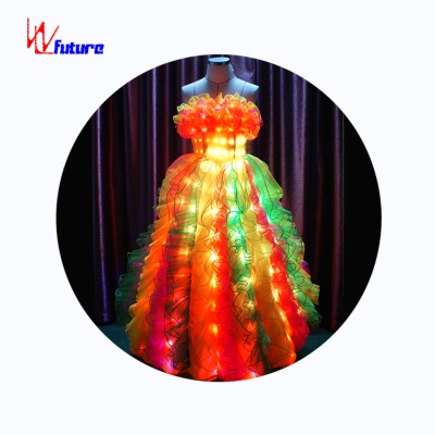 FUTURE Gypsy Dance Skirt LED Light Ballet Dance Dress