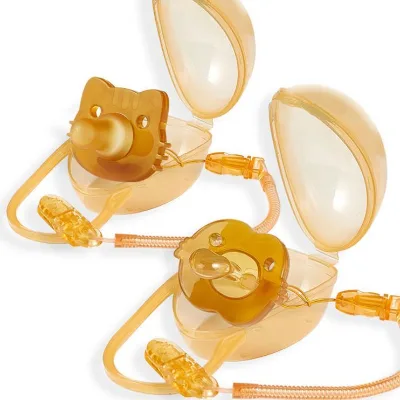 Baby Feeding Supplies Safety Soft Food Grade Silicone Baby Pacifier Elephant Shape Infant Customize Soft Teething Soother
