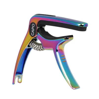 Colorful  Musical Instrument Accessories Hand-grip String  Metal Guitar Capo