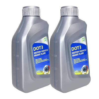 Wholesale Synthetic Brake Fluid Brake Oil for Automotive Hydraulic Brake System DOT3 Dot 4 500g