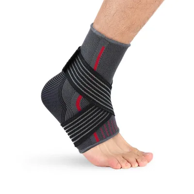 Adjustable Knitted Ankle Support With Straps Ankle Support Wholesale
