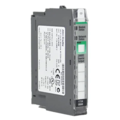 1734-OB8E 8-Channel Digital Output Module for PLC Control Systems with LED Status Indicators AB Industrial-grade Controller