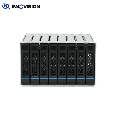 Factory Sale Hot-Swappable 8bays Nvme U.2 2.5inch SATA All-Flash Hard Drive Cage NAS Stock