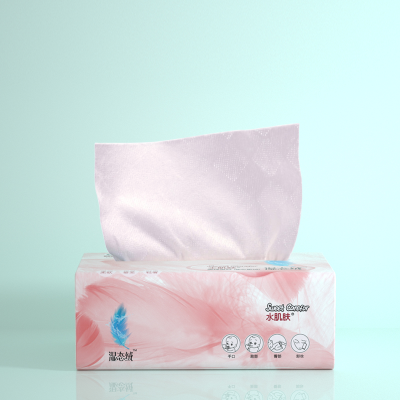 Soft and Strong 2-3 Layers of Tissue Paper Boxed Face Organic Environmental Certification Wholesale Facial Tissue