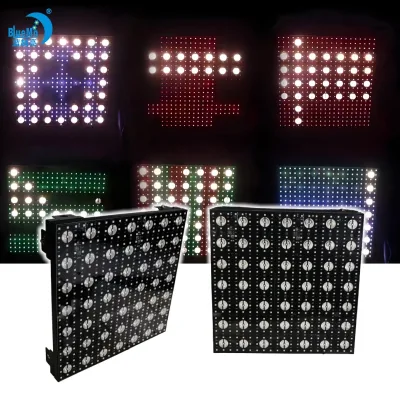 Factory Low-price 7X7 49*5W RGB LED Iridescent matrix Light Support DMX512 for DJ Disco Nightclub Club bar Stage Effect Light