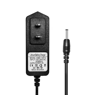 12.6V1A Power Adapter LED Lamp With Flashlight Power Tools Lithium Battery Electrical Universal Charger Ac Dc Power Adapter