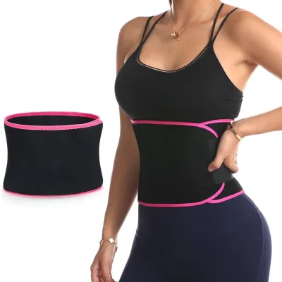 Sweat Weight Loss Waist Belt Stomach Fat Burner Lumbar Support Waist Slimming Trimmer of Abdominal Trainer Waist Support