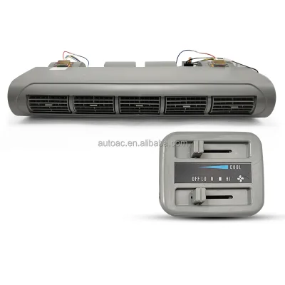 12V Air Flow 3 Speed Under Dash Evaporator Unit Universal Formula AC Evaporator Unit Single Cool LHD RHD Oring 12V 24V for Van