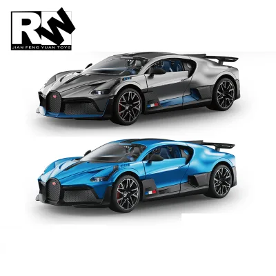 1/32 Scale Model Jianfengyuan Authorized Raciecar Toys Bugatti Divo Series Metal F1 Racing Car Alloy Formula One Toy For Sale