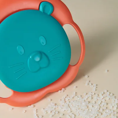lion Don't Pour Bowl 360 Degree Rotate Hot Sales New Product with Opp Safe Bag Baby Modern Fun Bowls