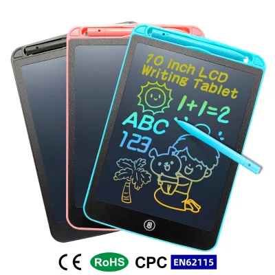 10-Inch Digital Drawing Tablet BSCI Factory's Paperless LCD Writing Pad for Home School Children Custom Memo Pads