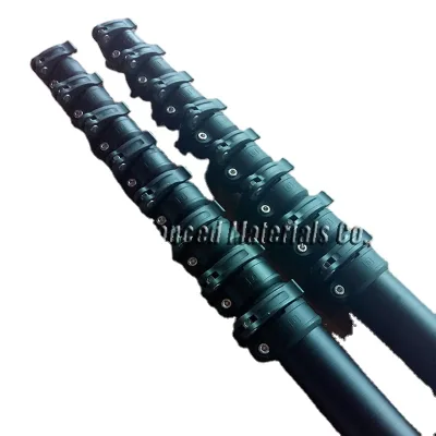 CNER Carbon Fiber Window Washing Water Fed Poles with Brush/Carbon Fiber Jendela Tiang Teleskopic Bersih