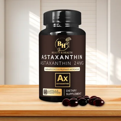 OEM/ODM High Bioavailability Astaxanthin Softgel Capsules for Athletes Muscle Recovery UV Protection Joint Support Supplement