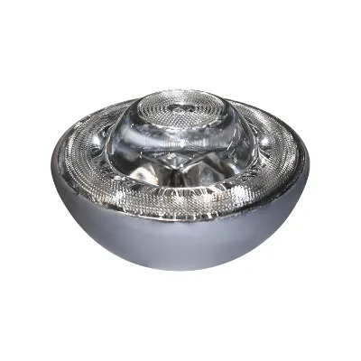 Cheap Wholesale 360 Road Reflector High Crystal Silicon Glass Multi-color Circular Road Stud Metal Compound Reflective Glass