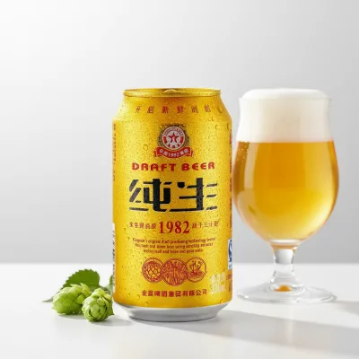 Factory Direct Kingstar Pure Raw Ale Beer 330ML Can & Bottle Parties Restaurants Bars Hotels 3.3% ABV Bulk Sale