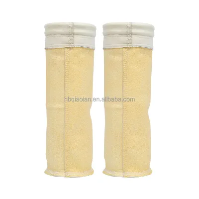QiaoLan Acrylic (ac) Filter Bag For Cement Manufacturing Plant Polyacrylonitrile Needle Felt Punched Dust For Cement Plant Use