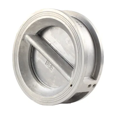 JIS Standard CF8 Body DN200 Wafer Dual Plate Check Valve 10 Water EPDM General 3" Stainless Steel Wafer Type Check Valve JIS 10k