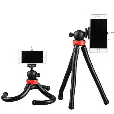Hot Selling 360 Degree Travel Portable Steel Tripod for Phone Mini Octopus Flexible Camera Twist Lock