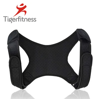 Comfortable Leather Pad Adjustable Back Support Posture Corrector