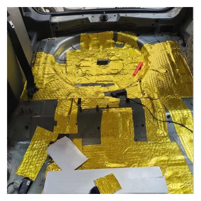 Butyl Rubber with Aluminum Foil Surface Car Sound Deadening Vehicle Tools-Car Heat Mat Deadener Sound Noise Proof