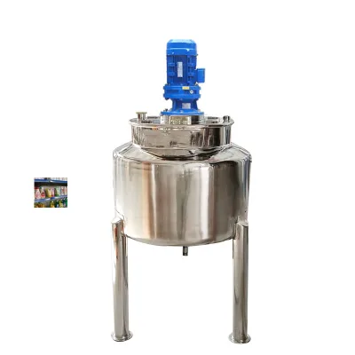 Dispersion Bucket Mixer Cone Bottom Flat Bottom Emulsifying Bucket Stainless Steel Liquid Electric Heating Mixing tank