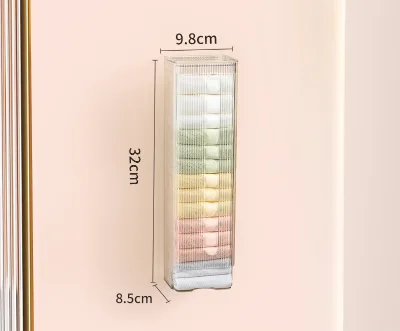Underwear Storage Garbage Bag with Lid Non-Perforated Rectangular Kitchen Plastic Bag Collector Extractable
