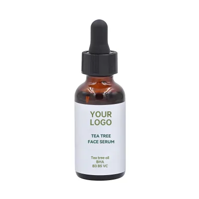 Professional 100% Natural Organic Tea Tree Essential Oil Serum Soothing Facial Treatment for Acne Prone Skin Anti-Blemish Oil