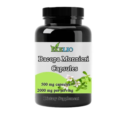 Brahmi Extract Capsules Herbal Supplement Bacopa Monnieri Brahmi Capsules