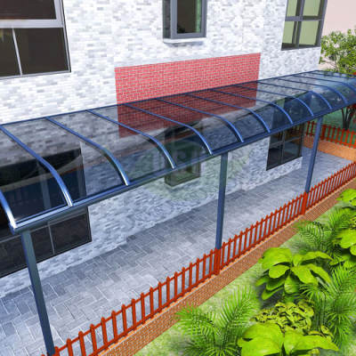 USU Water Proof Roof Patio Awning or Tempered Glass Roof Patio for the Rerrace